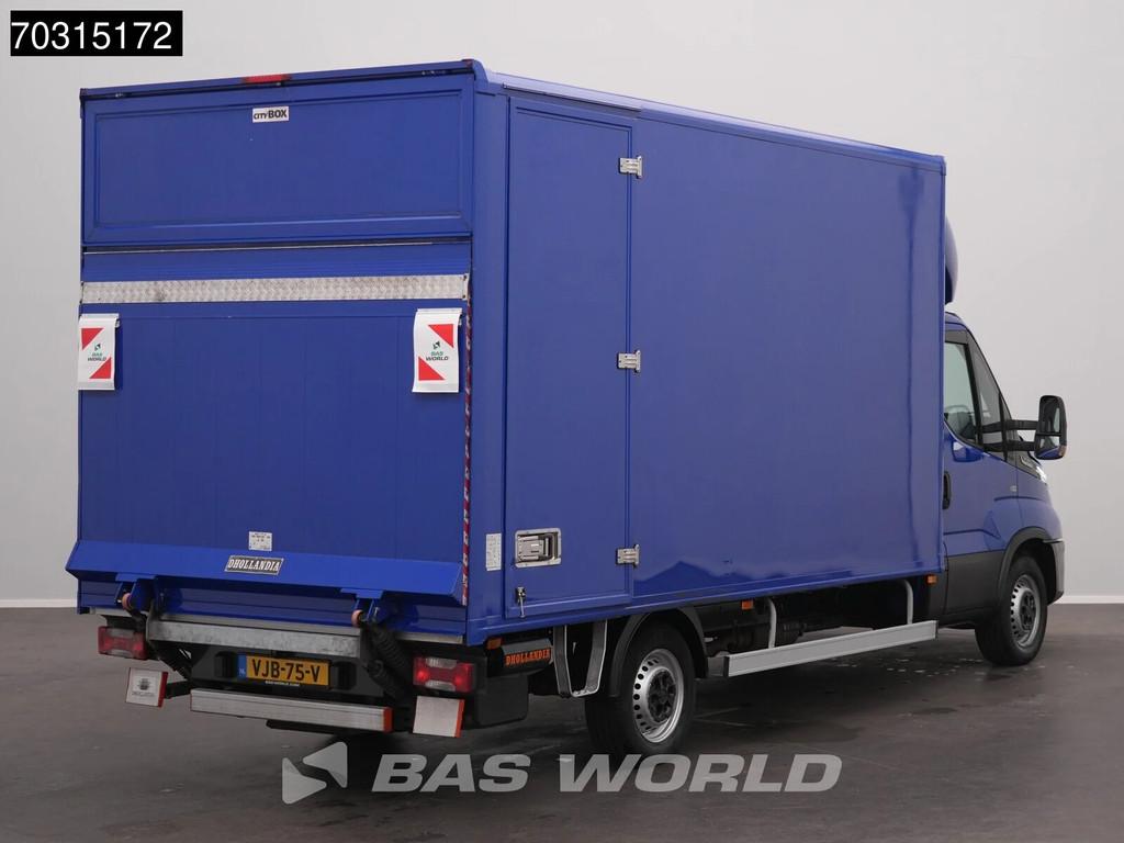 Iveco Daily 35S14 Laadklep Automaat Zijdeur Bakwagen LED Nav, Automaat, Start-stop-systeem, 136 pk, Gebruikt