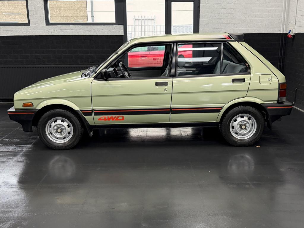 Subaru Justy 1.2 GL 4WD GL/II J12 | Uniek | 4x4 | Geheel ori, Voorwielaandrijving, Justy, Gebruikt, Bedrijf