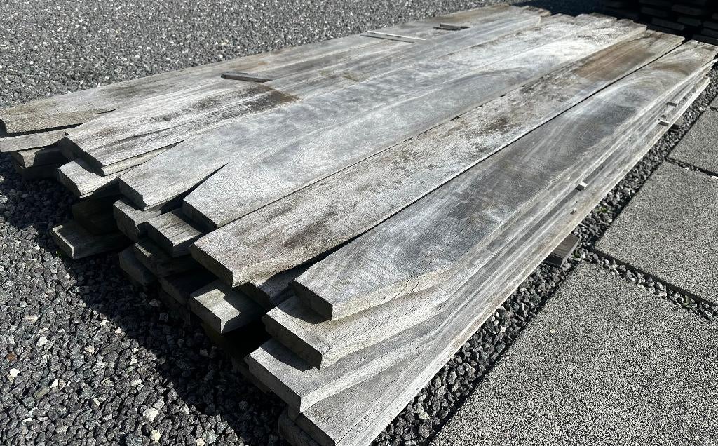 In prijs verlaagd -  Azobe Hardhout gebruikt, Ophalen, Gebruikt, Planken, Hardhout