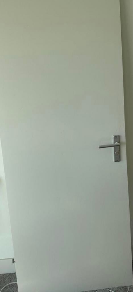 2 bruynzeel opdekdeuren 211,5 x83 links draaiend, Ophalen, Zo goed als nieuw, Binnendeur, 200 tot 215 cm