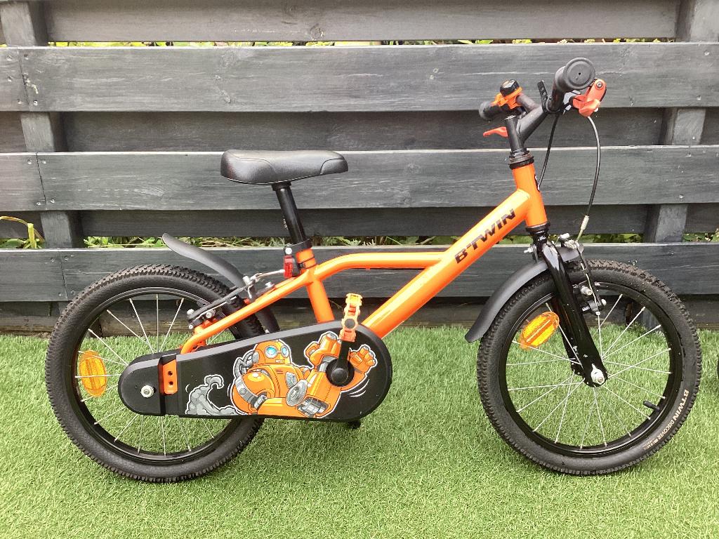 16 inch kinderfiets, Ophalen, Zijwieltjes, 16 tot 20 inch, Zo goed als nieuw