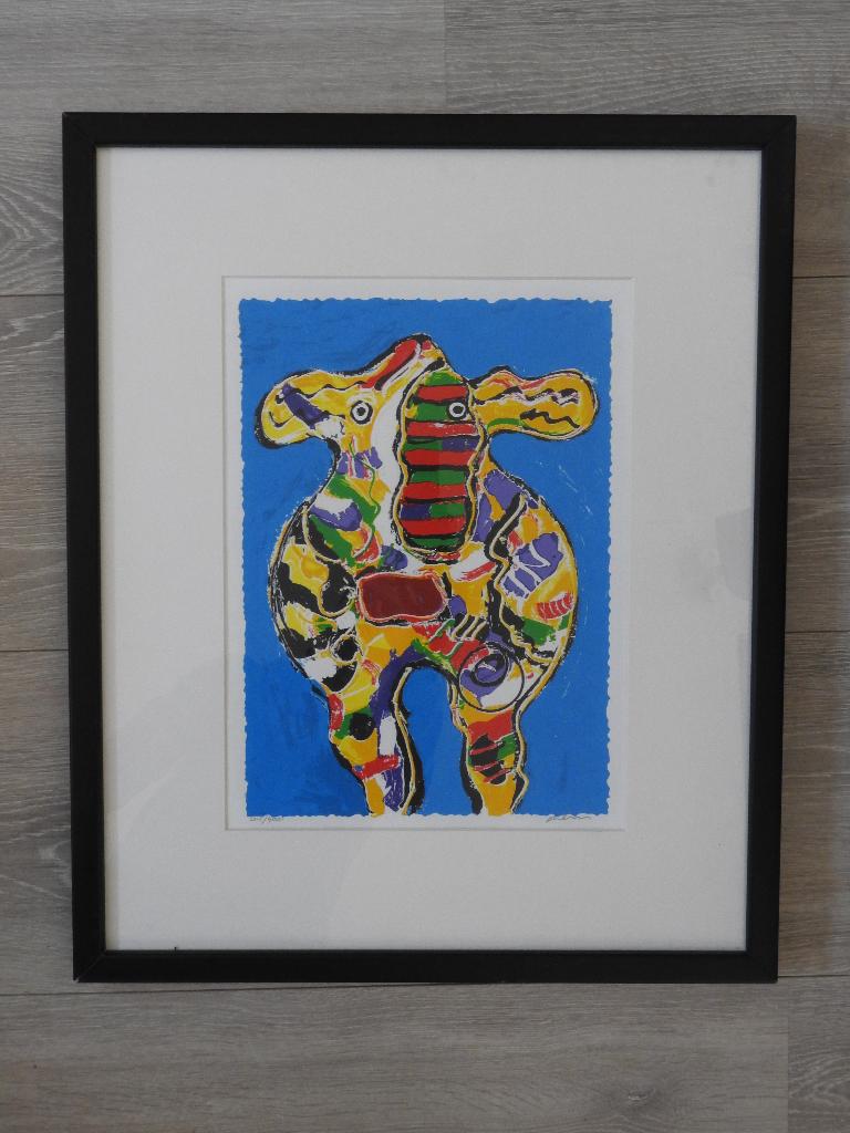 Zeefdruk - Peter Diem - 2015/4000 - 48x57 cm - Paspartoe, Ophalen