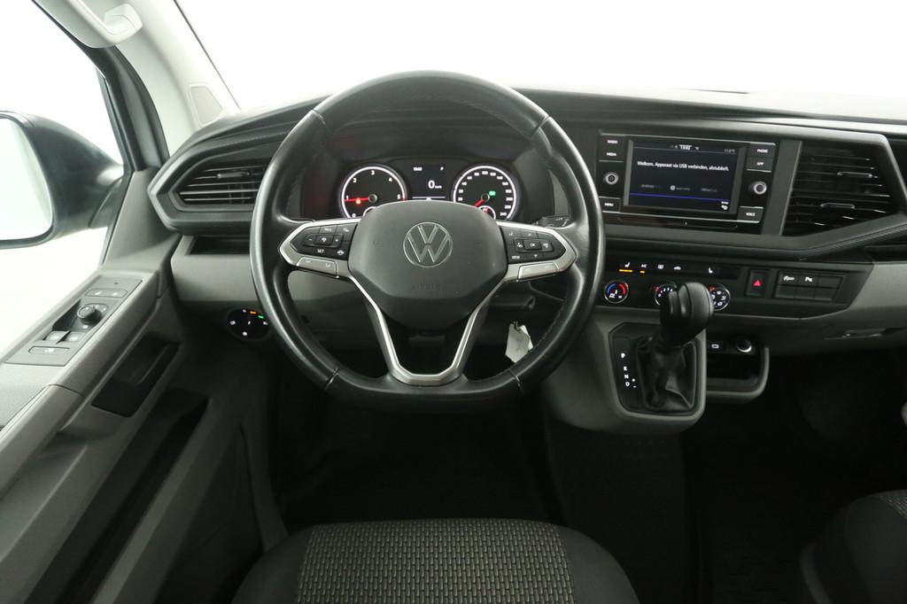 Volkswagen Transporter T6.1 2.0 TDI 150PK L1H1 | Aut. | Airc, Auto's, Bestelauto's, Stof, 4 cilinders, 150 pk, Volkswagen