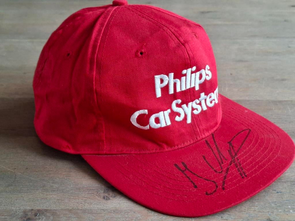 Vintage Philips Car Systems pet gesigneerd Jos Verstappen, Ophalen of Verzenden