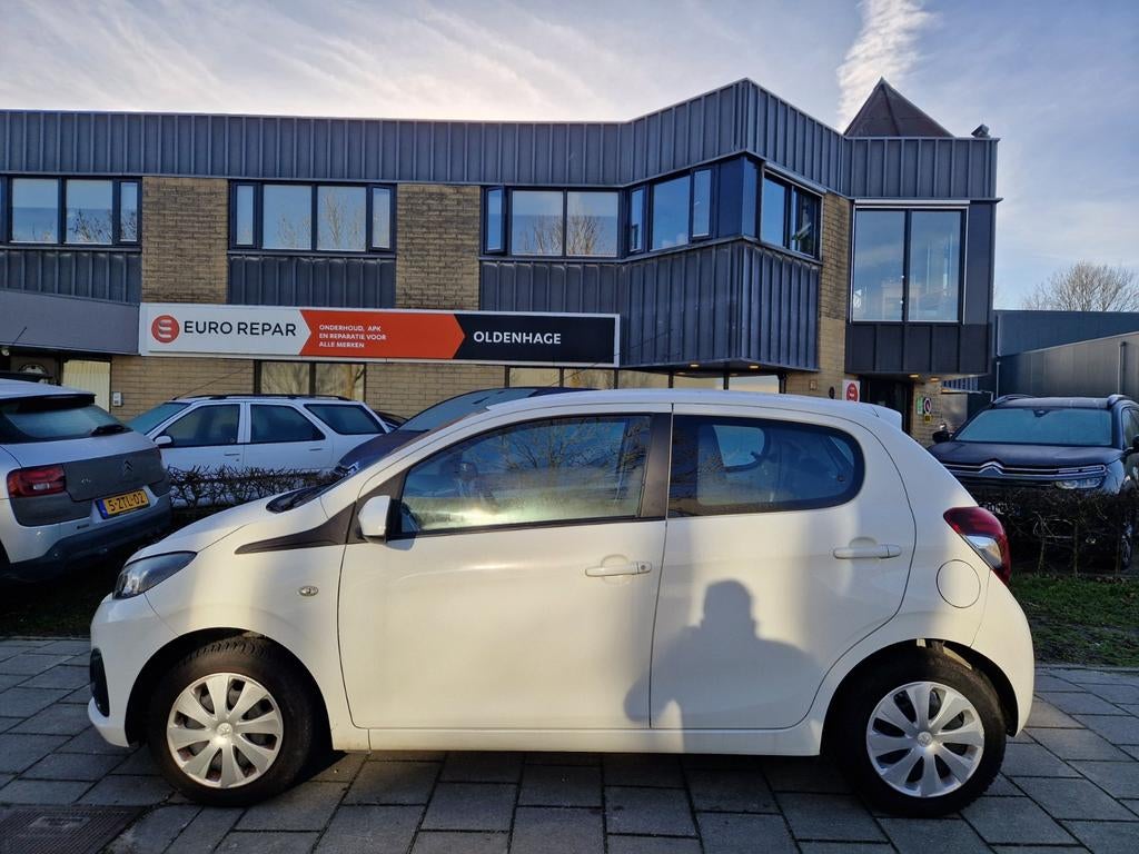 Peugeot 108 1.0 12V E-vti 51KW 5DR 2015 Wit, Voorwielaandrijving, Stof, Met garantie (alle), 4 stoelen