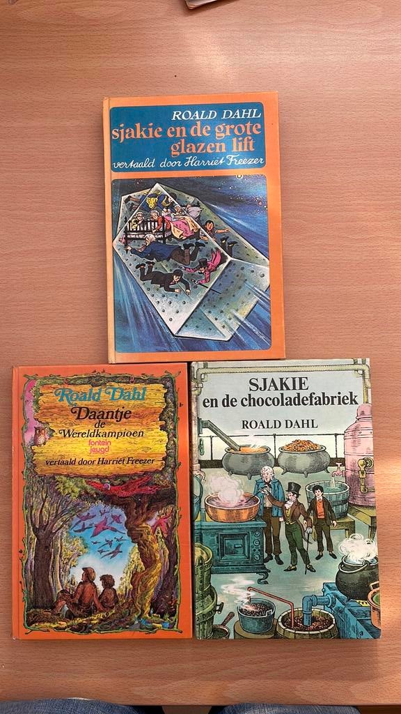 Roald Dahl Sjakie chocoladefabriek lift Daant wereldkampioen, Ophalen of Verzenden, Zo goed als nieuw, Fictie algemeen