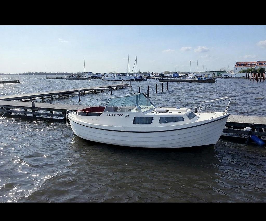 Noorse spitsgatter sloep — Nette kajuit boot — Yanmar Motor, Watersport en Boten, Ophalen, 10 tot 30 pk, Gebruikt, Binnenboordmotor