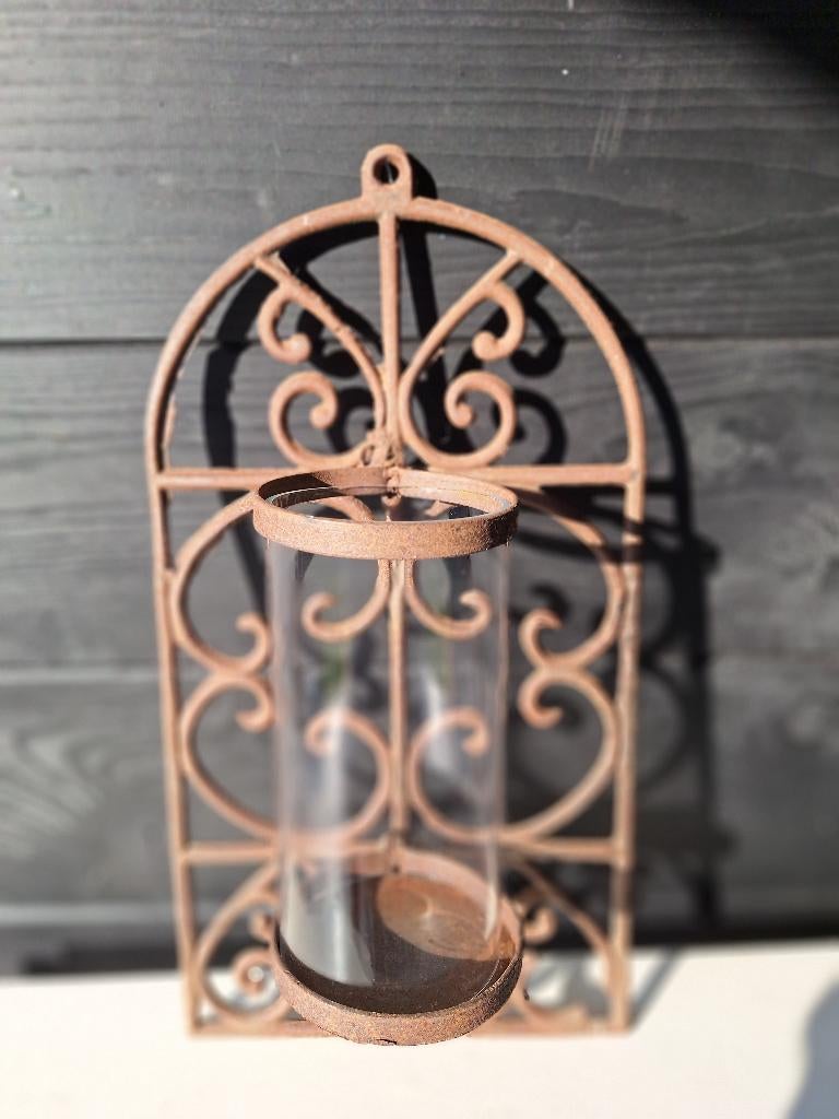 gietijzeren windlicht, Ophalen, Zo goed als nieuw
