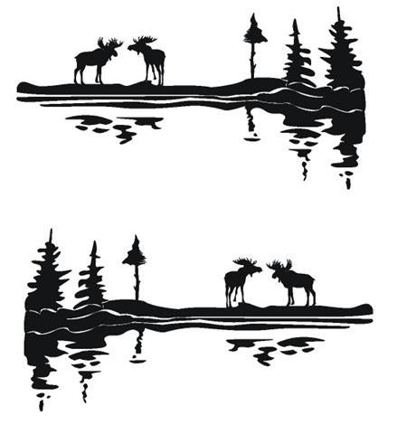 camper caravan bus sticker set striping moose, The River House, Hester44@caiway.net, Nieuw, Ophalen of Verzenden