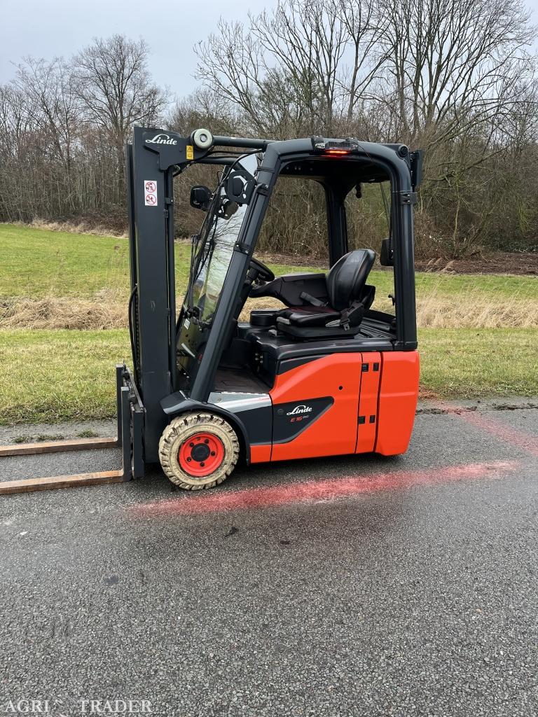 Linde E16C-02 elektrische heftruck triplo sideshift, 3000 tot 4000 kg, Linde, Heftruck, Ophalen of Verzenden