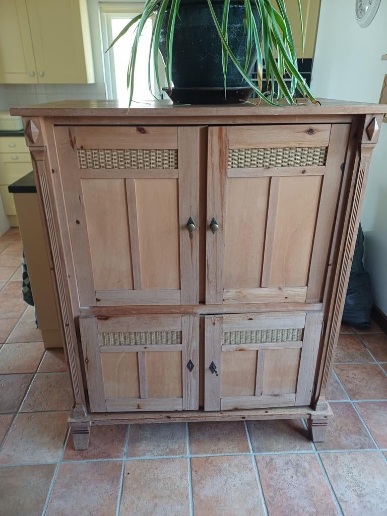 Houten computer/ game kast, Huis en Inrichting, Ophalen, Gebruikt, 120 tot 170 cm