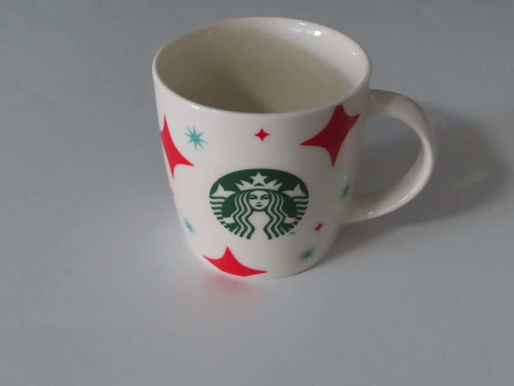 Starbucks mok/beker met opschrift beide zijden, Ophalen of Verzenden, Gebruikt, Gebruiksvoorwerp