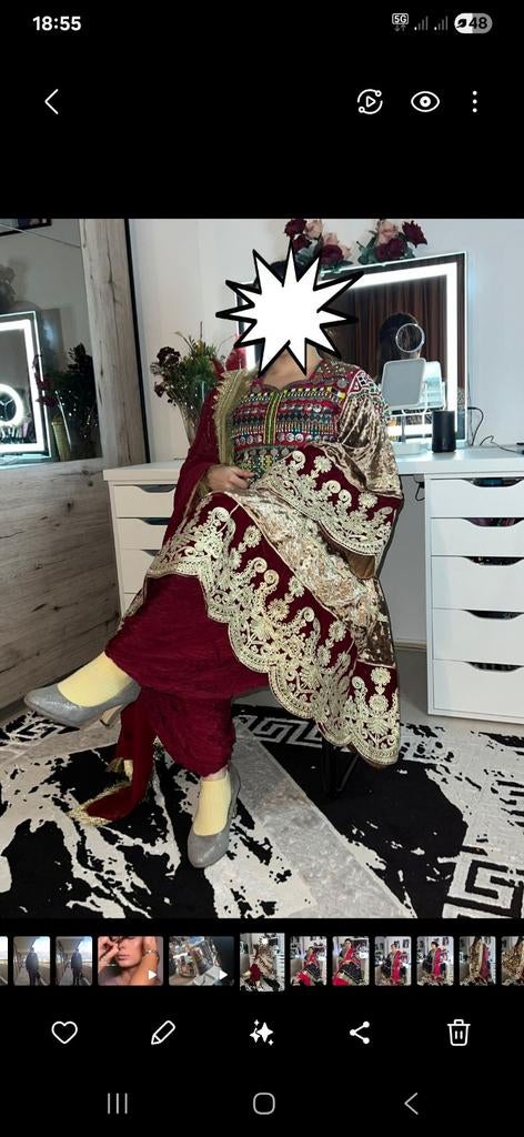 Afghani kuchi, Kleding | Dames, Ophalen of Verzenden, Nieuw, Overige typen