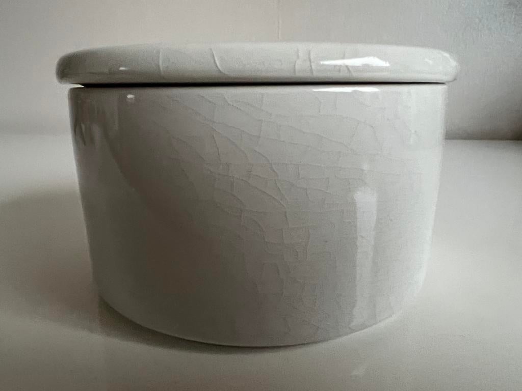 Vintage ARABIA Purnukka Dekselpot Wit Kaj Franck 70’s, Antiek en Kunst, Ophalen of Verzenden