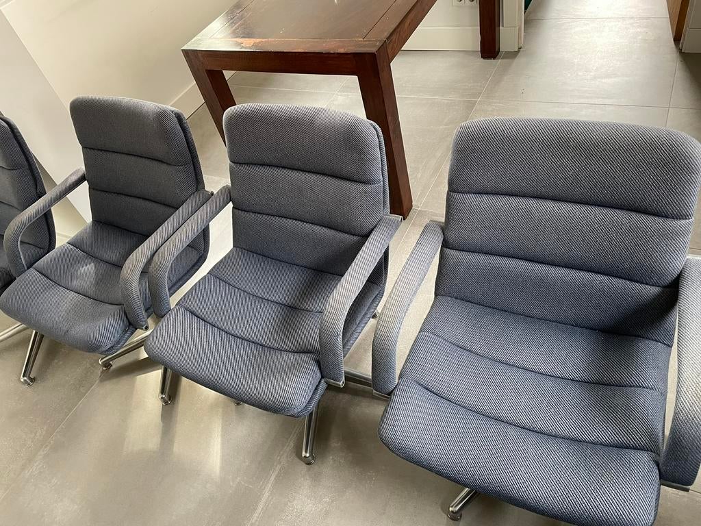 Artifort Channel Chair 4x, Ophalen, Minder dan 75 cm, Zo goed als nieuw, Stof