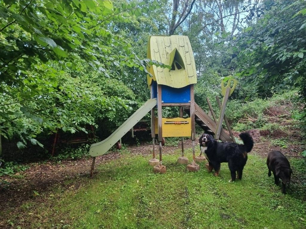 Degelijk Eibe speelhuisje - Zo goed als nieuw, Ophalen, Zo goed als nieuw, Overige materialen