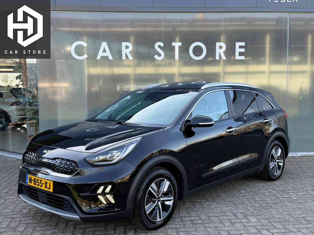 Kia Niro 1.6 GDi Hybrid ExecutiveLine Schuifdak|Stoelventila, Auto's, 8 kWh, Gebruikt, Zwart, 1390 kg