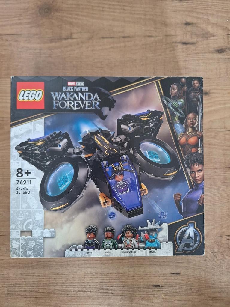 LEGO Black Panther Wakanda Forever Shuri's Sunbird 76211, Kinderen en Baby's, Speelgoed | Duplo en Lego, Nieuw, Lego, Complete set