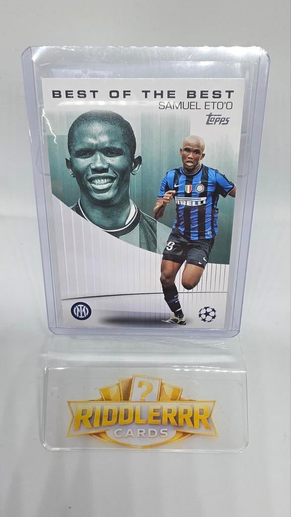 Samuel Eto'o Topps Best of the Best Inter Milan, Ophalen of Verzenden, Nieuw, Buitenlandse clubs, Spelerskaart