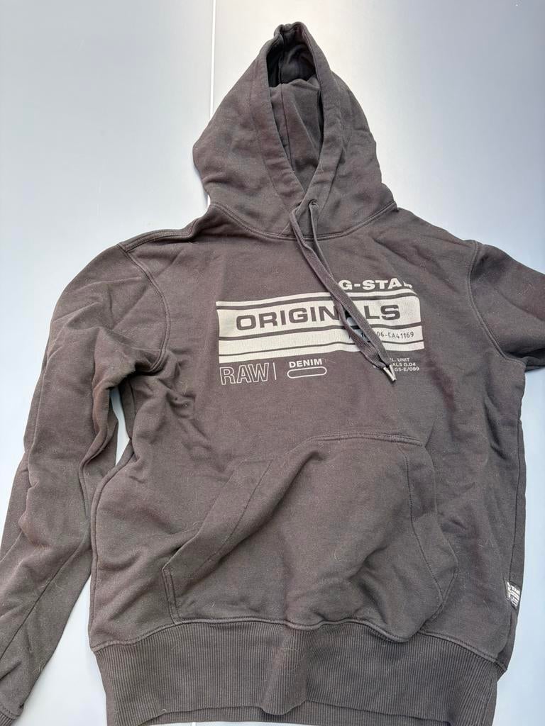 G-Star Raw hoodie zwart – maat S/M jongens, Ophalen of Verzenden