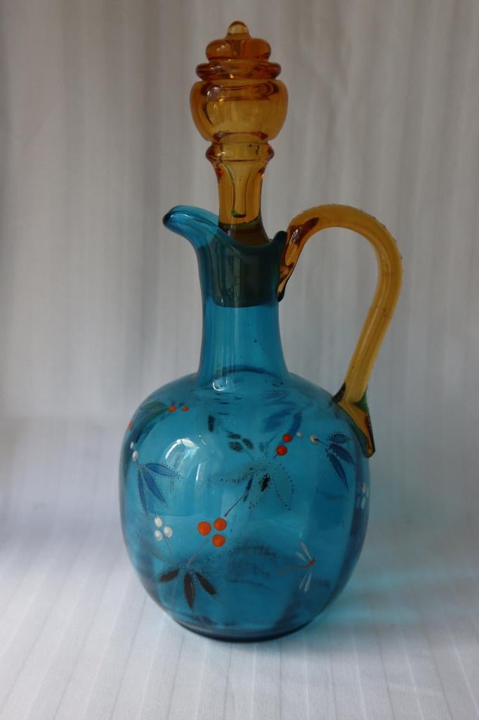 Antiek Boheems George Sand karaf c 1900, Ophalen of Verzenden