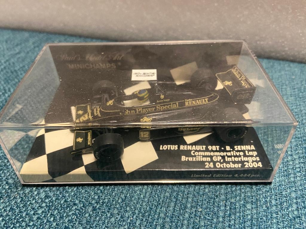 Senna 1/43 JPS Lotus, Verzenden, Zo goed als nieuw, Formule 1