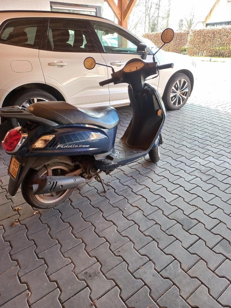 Te koop sym fiddle 2, Ophalen, Gebruikt, Benzine