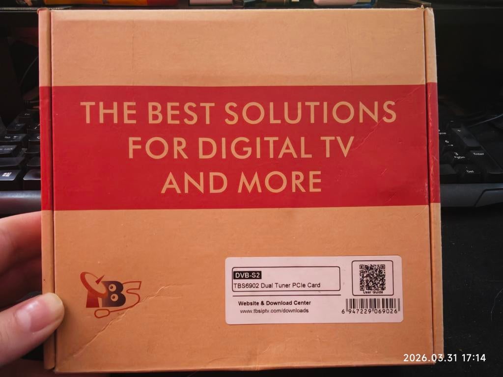 TBS6902 DVB-S2 Dual Tuner PCIe Kaart, Ophalen