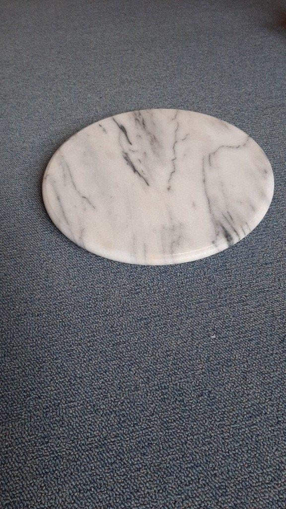 Marmeren draaiplateau  voor de (eet)tafel  Als Nieuw, Ophalen of Verzenden, Zo goed als nieuw, Overige materialen, Grijs