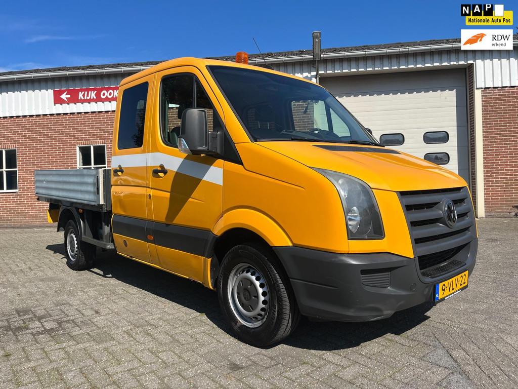 Volkswagen Crafter 32 2.5 TDI L2 open laadbak airco, Auto's, Euro 5, Achterwielaandrijving, Gebruikt, Overige kleuren