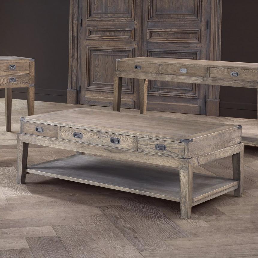 NIEUWE SALONTAFEL Eichholtz Military SMOKED OAK -35% KORTING, Ophalen, Eichholtz, Nieuw, Delfweg 52 Noordwijkerhout