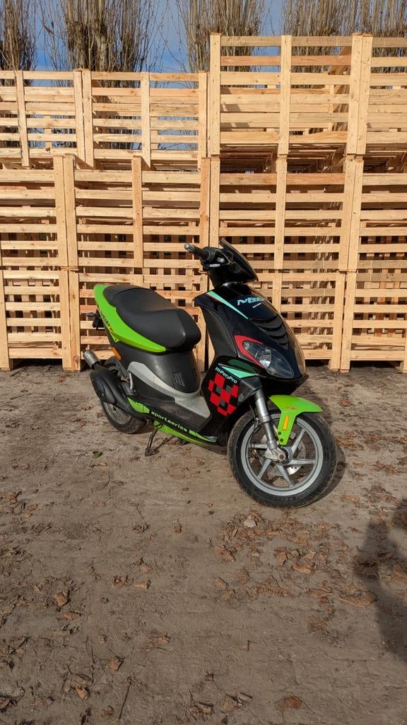 Piaggio NRG power LC 2t DD 70cc - goedwerkend!, Fietsen en Brommers, Ophalen, Tweetakt, Gebruikt, Maximaal 45 km/u