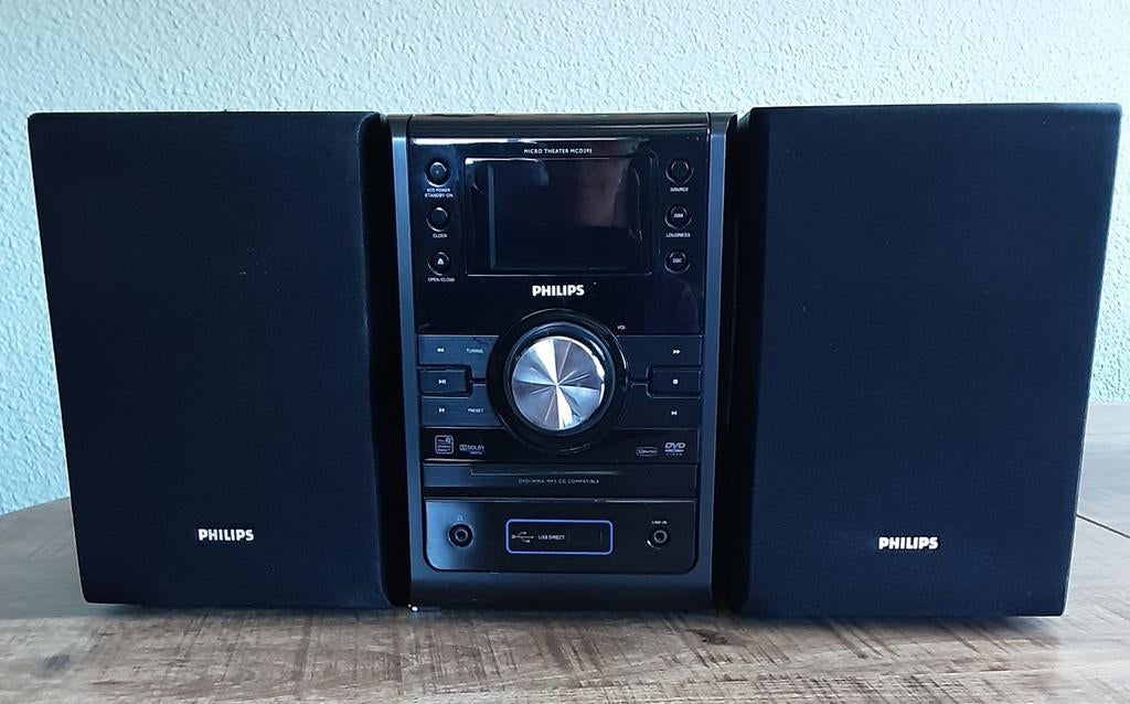 Philips MCD395/12 Classic DVD-Microsijsteem radio/stereo set, Ophalen, Philips, Tuner of Radio, Zo goed als nieuw