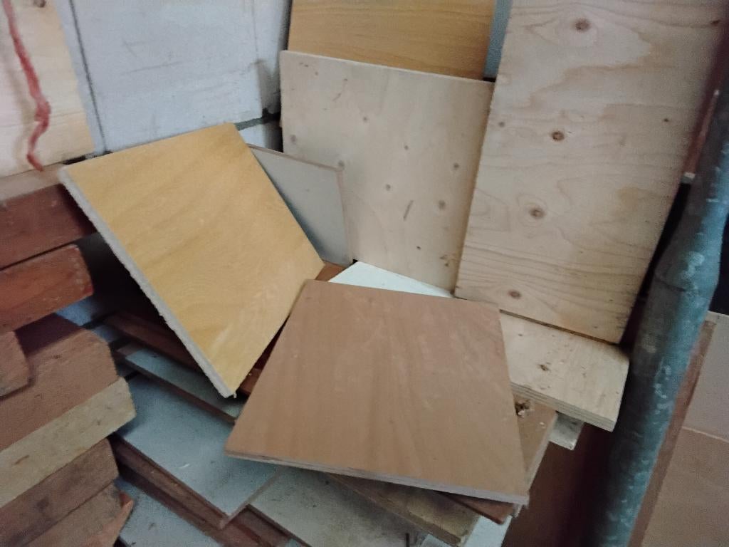 Stukken Multiplex undelement    Trespa en dakleer voor hobby, Ophalen, Minder dan 25 mm, Overige typen, Nieuw