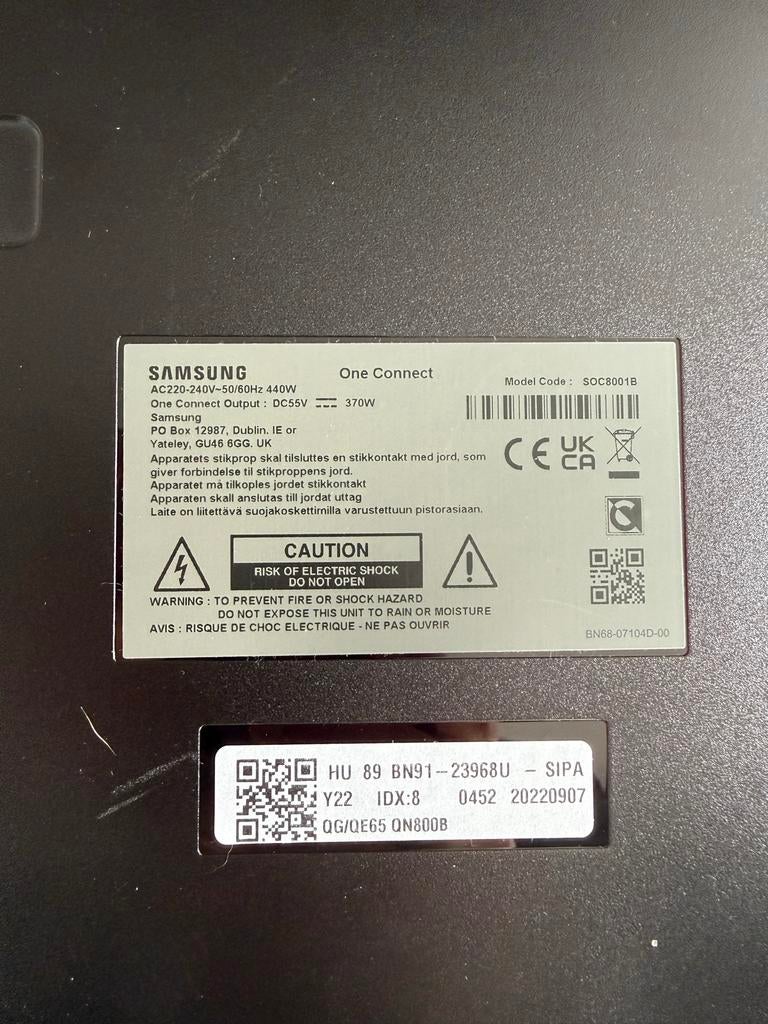 Samsung One Connect Box SOC8001B, Ophalen of Verzenden, Zo goed als nieuw