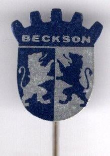 Beckson Becker's Sons - Brummen blik fiets speldje ( H_065 ), Verzenden, Nieuw, Transport, Speldje of Pin