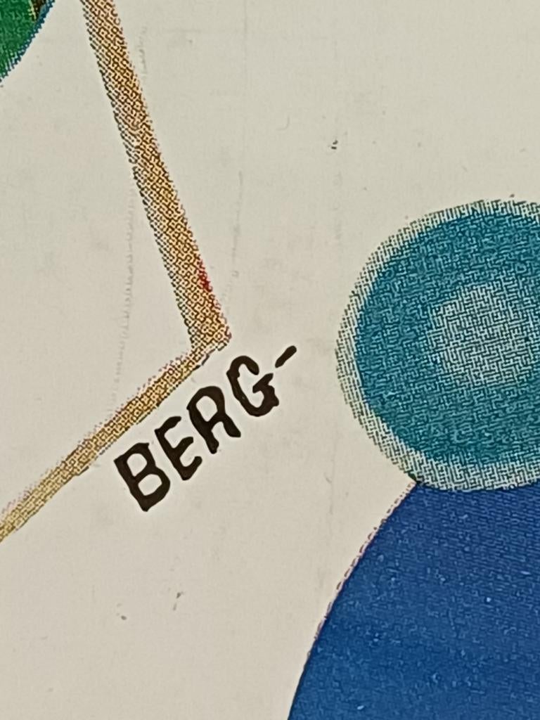 Kunstwerk Will Berg - Boekomslag "6 over Jazz" (52x42cm), Ophalen of Verzenden