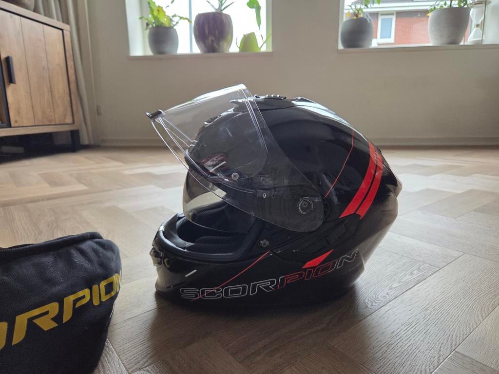 Scorpion Integraalhelm maat L, Motoren, Heren, Integraalhelm, Tweedehands, Ophalen