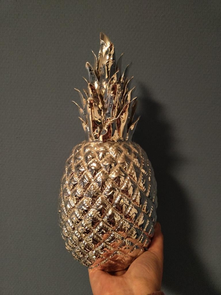 Deko Ananas van Pols Potten, zilver, Ophalen, Gebruikt