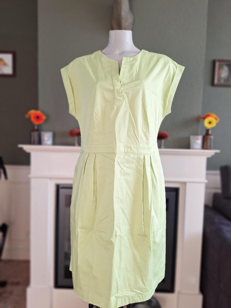 Gerry Weber appel groen / lime jurk 44, Kleding | Dames, Verzenden, Maat 42/44 (L), Zo goed als nieuw, Knielengte