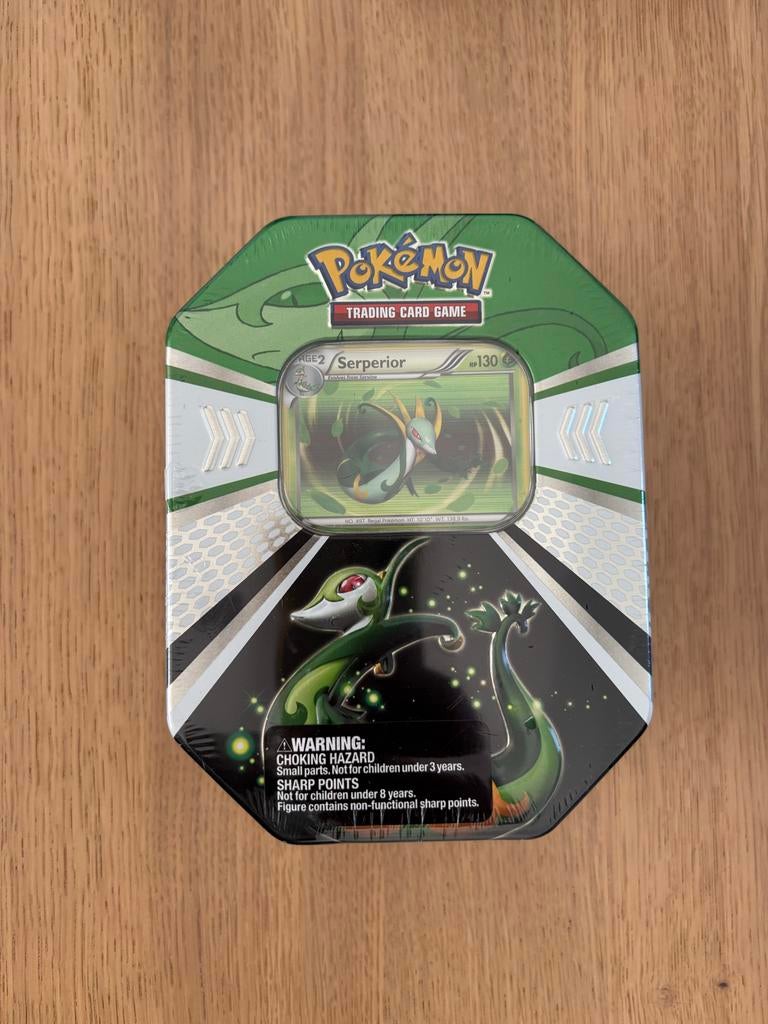 Pokemon Evolved Battle Action Tin: Serperior, Ophalen of Verzenden, Nieuw, Overige typen