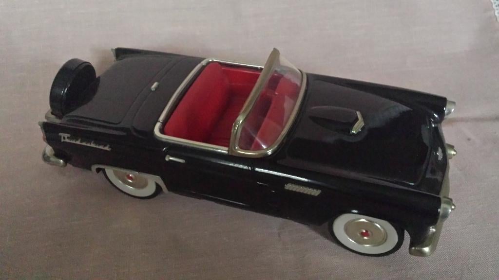 THUNDERBIRD Convertible Type 1956 ~ Modelauto 1:18 ~ ZWART, Ophalen of Verzenden, Zo goed als nieuw, Auto, Overige merken