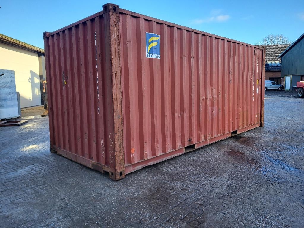 Tweedehands zeecontainer 6meter/ 20ft opslagcontainer, Ophalen of Verzenden