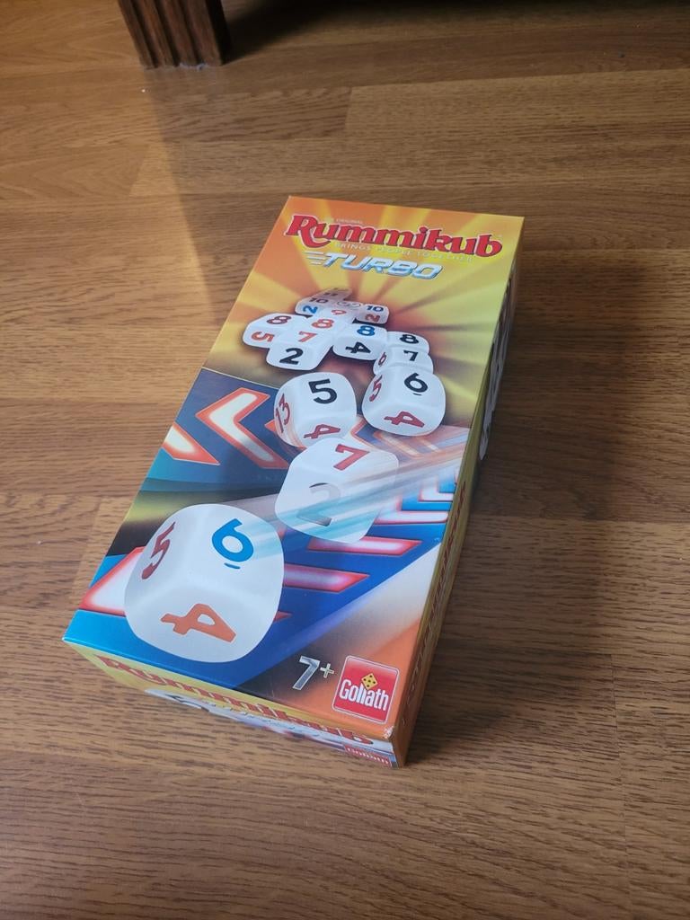 Rummikub Turbo dobbelspel van Goliath, Drie of vier spelers, Ophalen of Verzenden, Zo goed als nieuw, Goliath