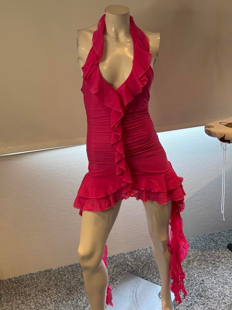 Shein feest jurkje maat xs nieuw, Cocktailjurk, Ophalen of Verzenden, Zo goed als nieuw, Roze