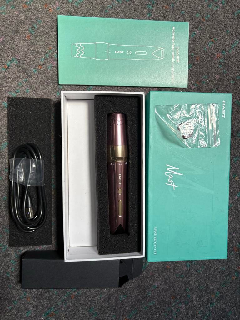 Mast P60 Draadloze PMU Machine - Diverse Slaglengtes, Ophalen, Gehele gezicht, Zo goed als nieuw, Roze