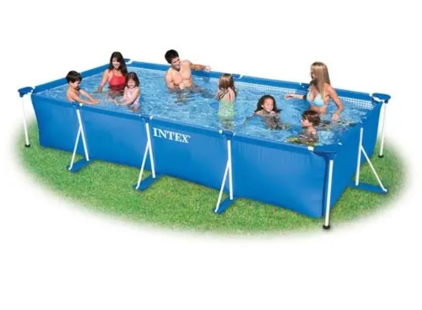 Intex zwembad 4,5meter bij 2,2meter, Tuin en Terras, Zwembaden, Ophalen of Verzenden, Opzetzwembad, Rechthoekig, Minder dan 80 cm