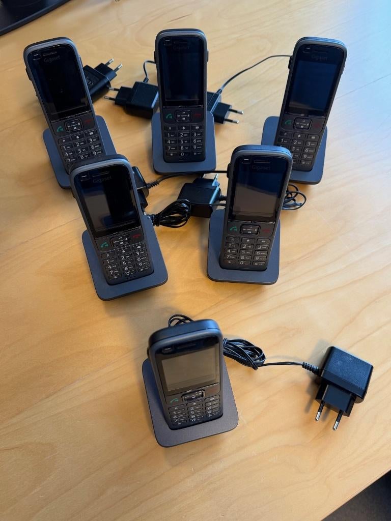 6 Gigaset S700H PRO handsets – 1,5 jaar – Nieuwstaat, Telecommunicatie, Vaste telefoons | Handsets en Draadloos, Ophalen of Verzenden