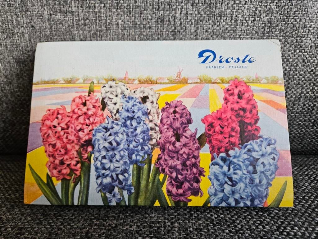 Vintage Droste Chocolade doos - Haarlem Holland, Ophalen of Verzenden, Gebruikt, Verpakking