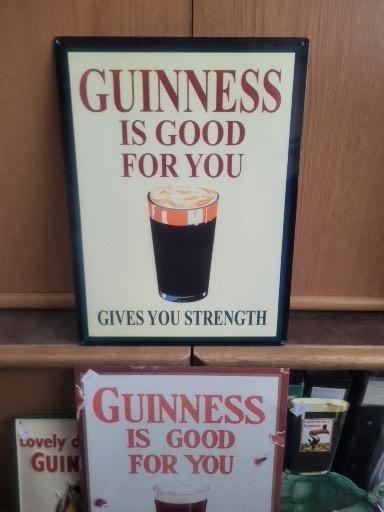 GUINNESS BEER - 290 -" GUINNESS BOODSCHAP" NO. 1 (2-291), Ophalen, Nieuw, Reclamebord, Plaat of Schild, Overige merken